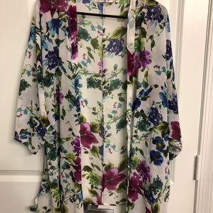 Floral paradigma kimono